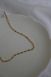 It Feels Like Summer Color Beaded 18k Necklace